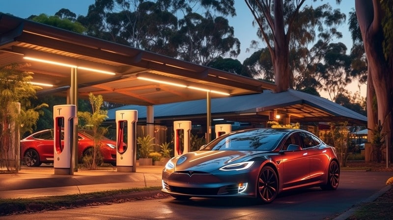 Australia's Expanding Electric Vehicle Charging Network: Victoria and Tesla Lead the Way