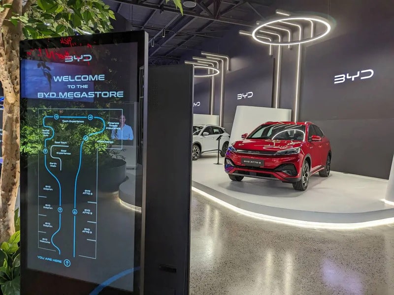 BYD Unveils Revolutionary EV Megastore in Sydney